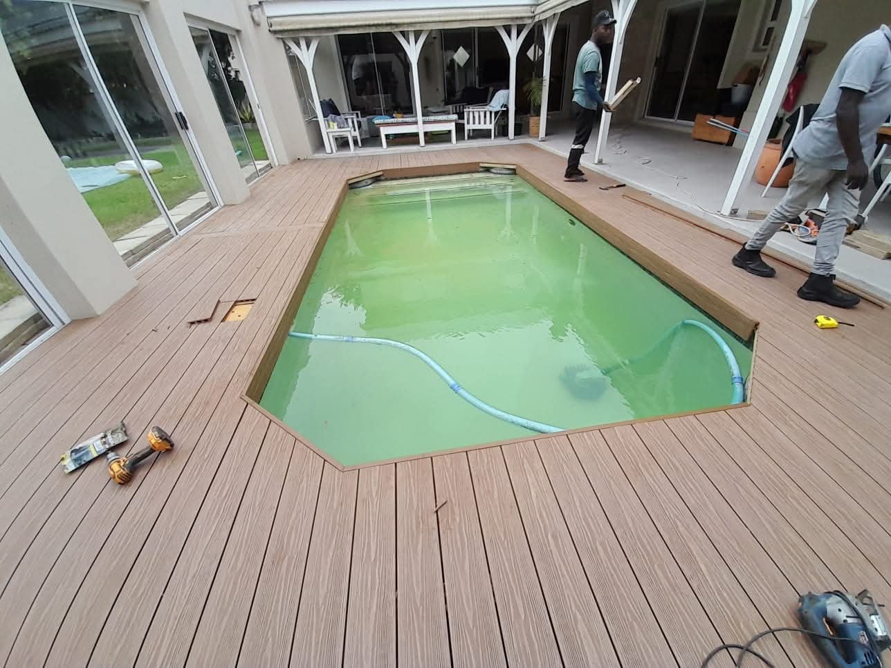 Grey Capped Composite Deck