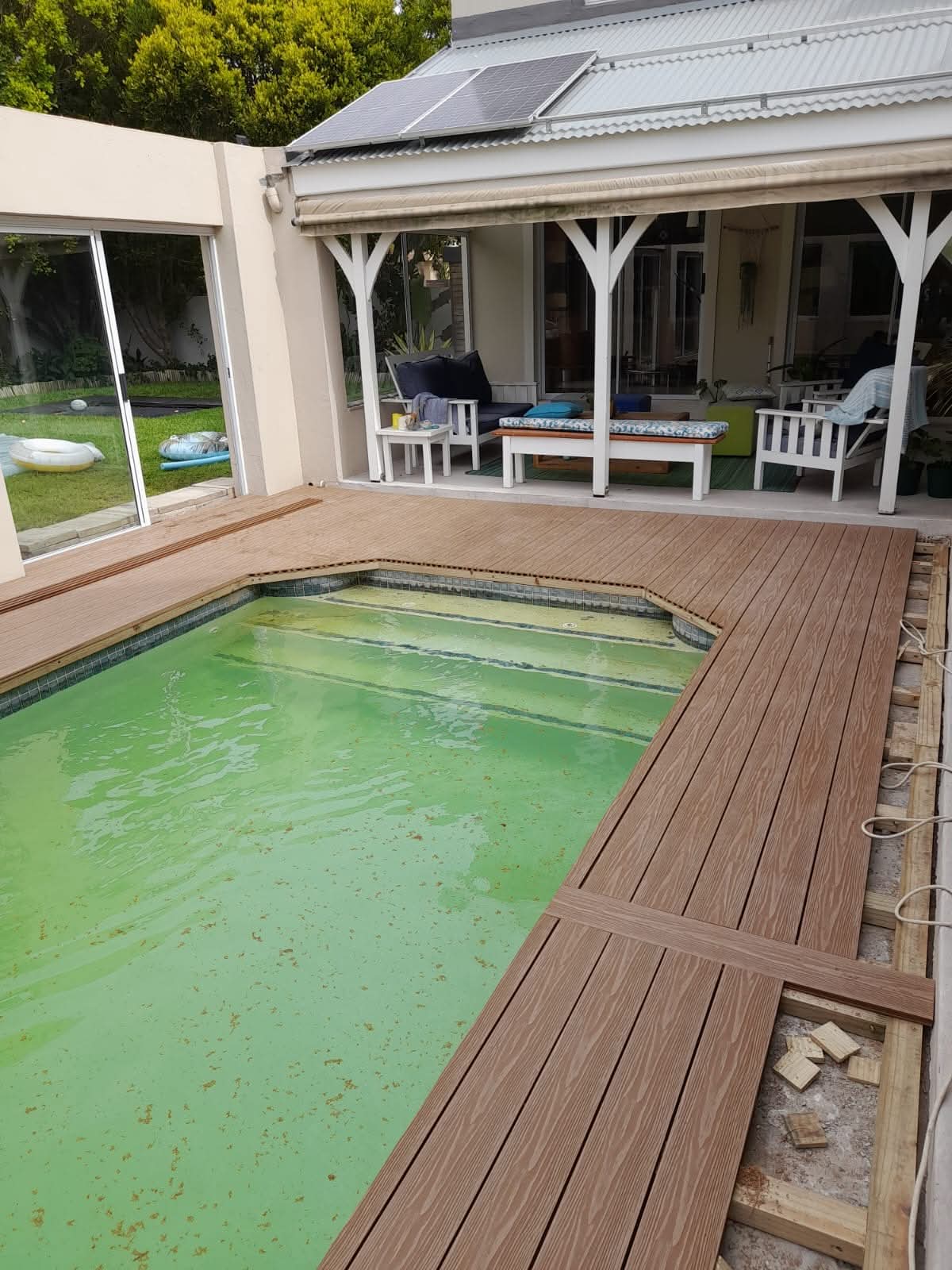Poolside PVC Decking